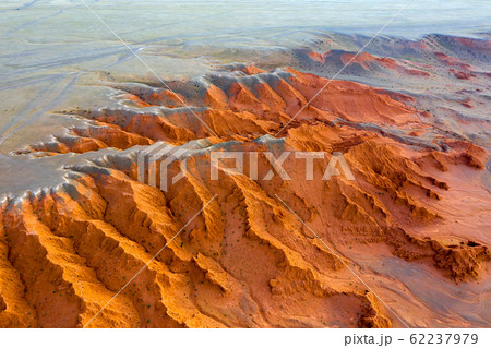 Bayanzag cliffs at sunset in Mongolia 62237979