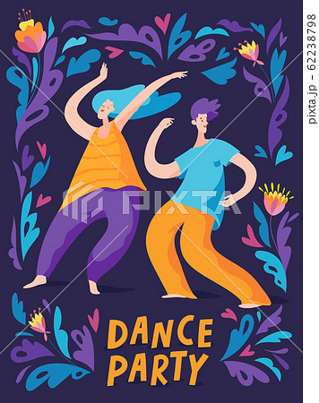 Poster for dance party in ecstatic spontaneous manner 62238798