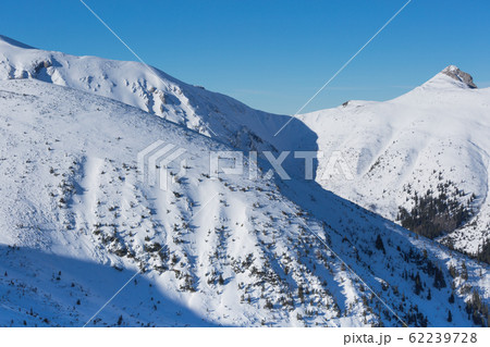 Winter mountain in Poland from Tatras - Kasprowy Winter mountain in Poland from Tatras - Kasprowy 62239728