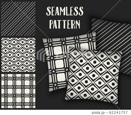 Abstract concept vector monochrome geometric pattern. Black and white minimal background. Creative Abstract concept vector monochrome geometric pattern. Black and white minimal background. Creative 62241757