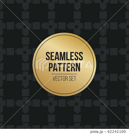 Abstract concept vector monochrome geometric pattern. Dark blue, gold minimal background. Creative 62242100