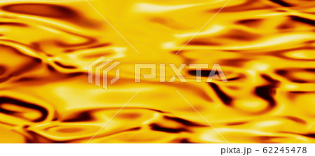 金色の液体のイラスト 金色の波紋の背景素材 神秘 化粧品 エナジードリンク オイルなどのイラスト素材