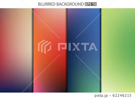 Abstract Creative concept vector multicolored blurred background set. For Web and Mobile Abstract Creative concept vector multicolored blurred background set. For Web and Mobile 62246215