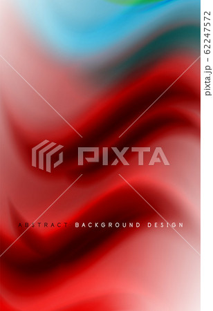 Abstract background - fluid color gradient waves, with dynamic motion line effect. Vector Illustration For Wallpaper, Banner, Background, Card, Book Illustration, landing page 62247572