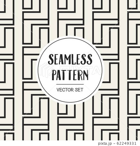 Abstract concept vector monochrome geometric pattern. Black and white minimal background. Creative 62249331