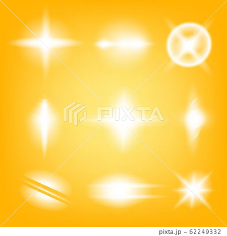 Creative concept Vector set of glow light effect stars bursts with sparkles isolated on black 62249332