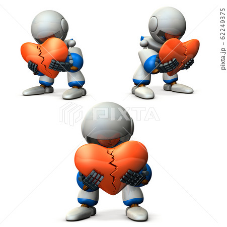 傷心した哀れなロボット 62249375