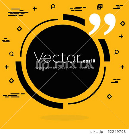 Abstract concept vector empty speech square quote text bubble. For web and mobile app isolated on 62249798