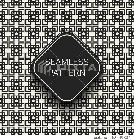 Abstract concept vector monochrome geometric pattern. Black and white minimal background. Creative 62249884