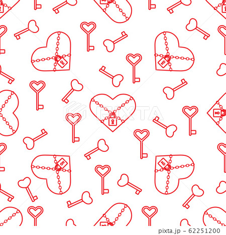 Vector seamless pattern Happy Valentine's Day 62251200