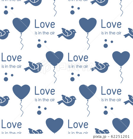 Vector seamless pattern Valentine's Day Love Heart 62251201
