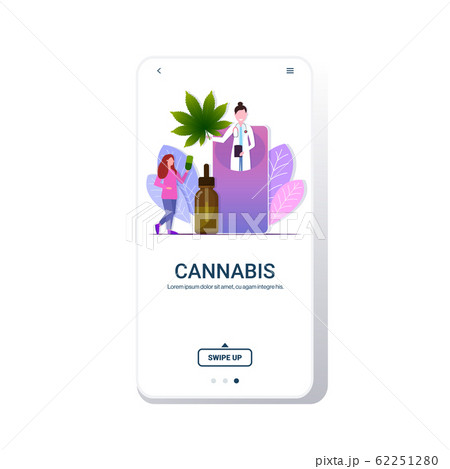 doctor in smartphone screen offering to patient cbd hemp oil extracted from marijuana plant medical cannabis online consultation concept mobile app copy space full length vector illustration doctor in smartphone screen offering to patient cbd hemp oil extracted from marijuana plant medical cannabis online consultation concept mobile app copy space full length vector illustration 62251280