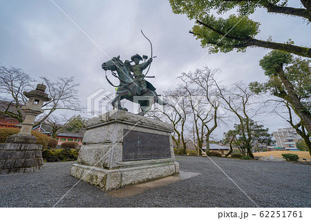 Yabusame Statue, sculpture in Fujisan Hongu Sengen 62251761
