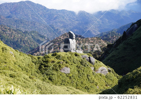 屋久島　栗生岳手前の奇岩　元拳岩 62252831