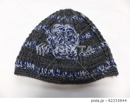 手編みのかわいいニット帽 手編みのかわいいニット帽 62253644
