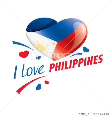 National flag of the Philippines in the shape...のイラスト素材 [62255340] - PIXTA