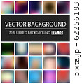 Abstract Creative concept vector multicolored blurred background set. For Web and Mobile 62256183