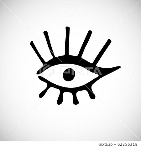 Isolated cute scandinavian eye 62256318