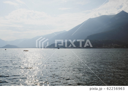 Beautiful mountain landscape with Como Lake or Lago di Como. Beautiful mountain landscape with Como Lake or Lago di Como. 62256963