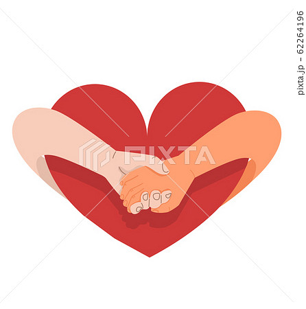 hands holding promise isolated on a white 62264196