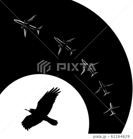 The plane is flying out of the way The plane is flying out of the way 62264629