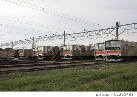 夏季・早朝の東所沢電車区にて 62265438