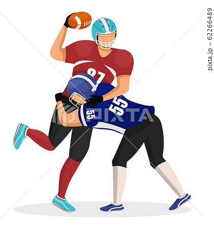 Man Kick His Opponent, American Football Game 62266489