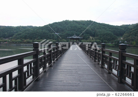 Wolyeonggyo Bridge in Andong, Gyeongbuk, South Korea, Asia Wolyeonggyo Bridge in Andong, Gyeongbuk, South Korea, Asia 62266661