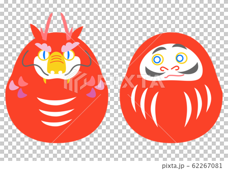 Daruma Illustration / Zodiac Series / Tatsu Tatsun Ryu 62267081