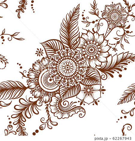 Eastern ethnic style compositions, mehendi. 62267943
