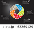Infographic illustration vector template with 62269129