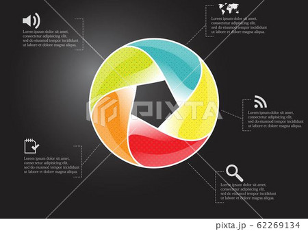 Infographic illustration vector template with 62269134