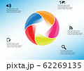 Infographic illustration vector template with 62269135