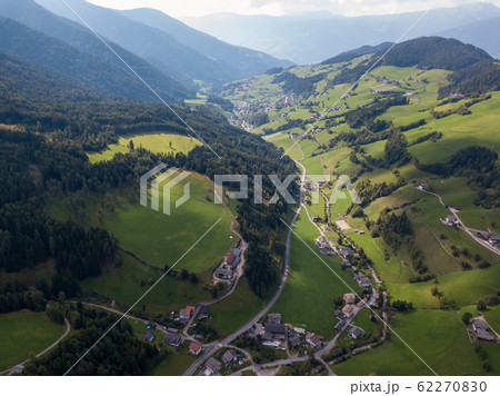 Santa Magdalena village in Val di Funes on the italian Dolomites. 62270830
