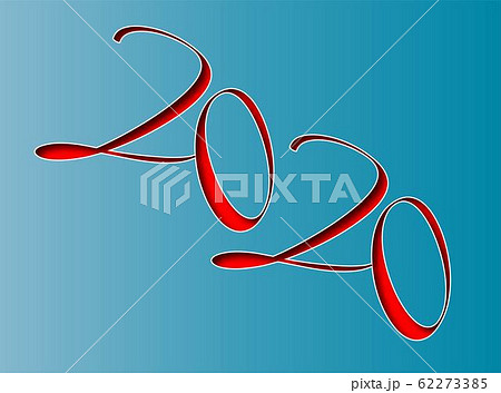 Realistic brochure with 2020. Symbol, logo 62273385