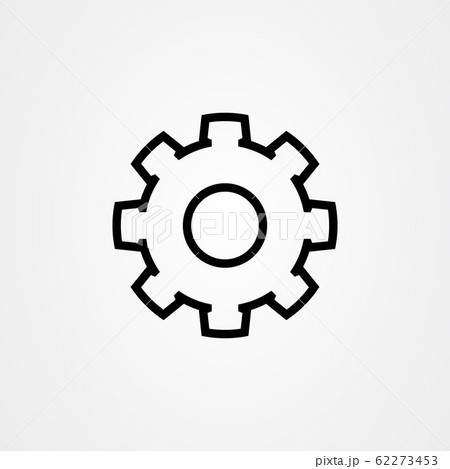 Setting icon vector design, gear symbol. 62273453
