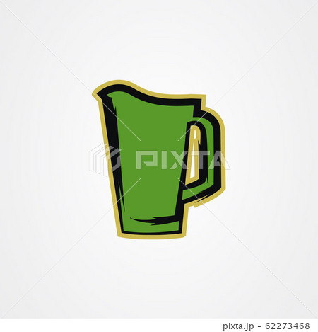 Pitcher (beer) icon logo vector design 62273468