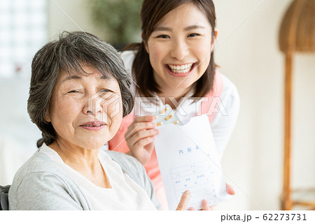 訪問介護　服薬　介助 62273731