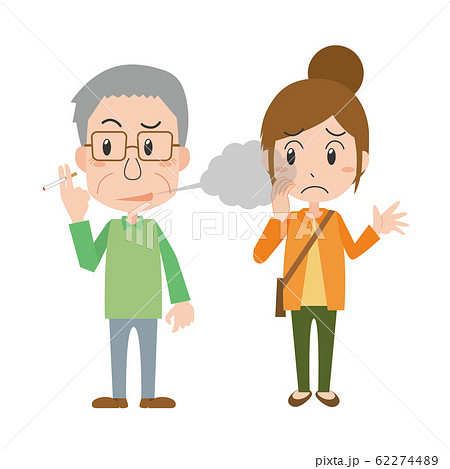 タバコ 高齢者 シニア男性 煙 副流煙 被害 嫌煙 女性 タバコ 高齢者 シニア男性 煙 副流煙 被害 嫌煙 女性 62274489