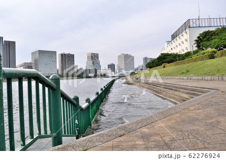 越中島公園遊歩道 永代橋方面 越中島公園遊歩道 永代橋方面 62276924