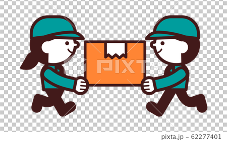 Person cardboard transport carry 62277401