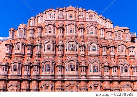 Hawa Mahal, Jaipur, Rajasthan, India, a five-tier Hawa Mahal, Jaipur, Rajasthan, India, a five-tier 62278939