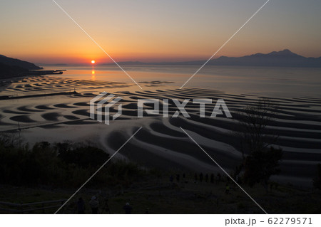 御輿来海岸夕陽 御輿来海岸夕陽 62279571