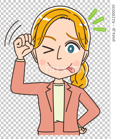 英語英語老師外國人金發女人插圖漫畫 62280030