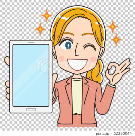 英語 英会話 先生 外国人 金髪 女性 イラスト マンガ 62280044