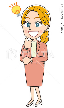 英語 英会話 先生 外国人 金髪 女性 イラスト マンガ 62280074