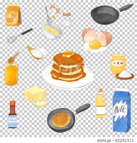 Pancake making 62281311