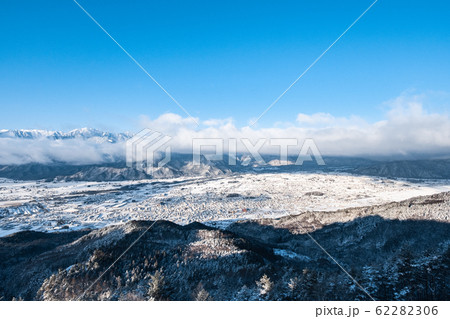 鷹狩山展望台からの眺め (冬の朝) 鷹狩山展望台からの眺め (冬の朝) 62282306