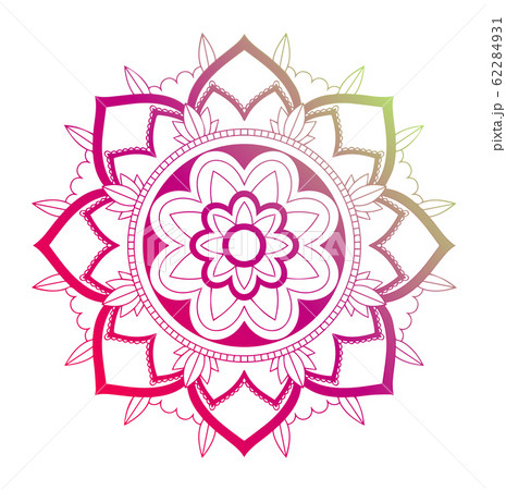 Mandala patterns on isolated background 62284931