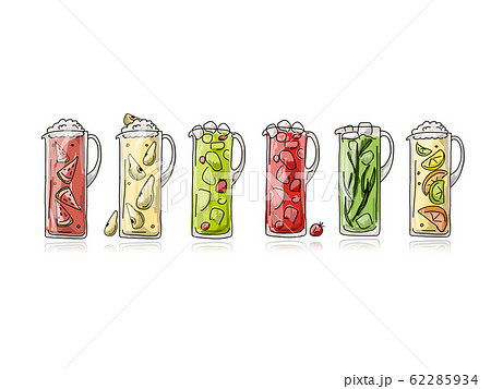 Cocktails collection, sketch for your design 62285934